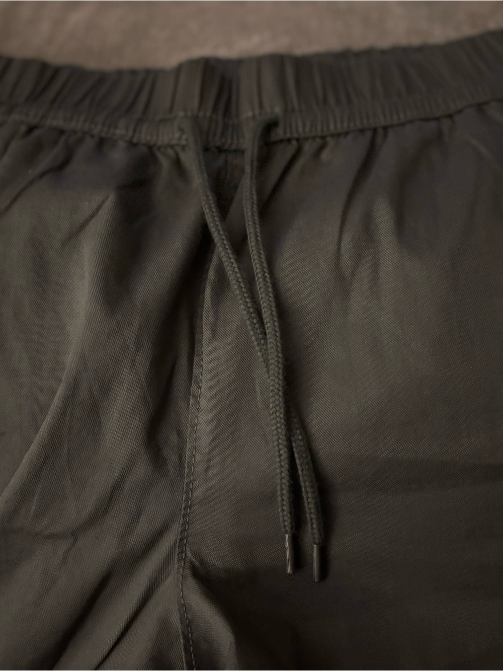 New Pact Daily Twill Ultra High Rise Tapered Pants - Castor Green size XL - Picture 4 of 5